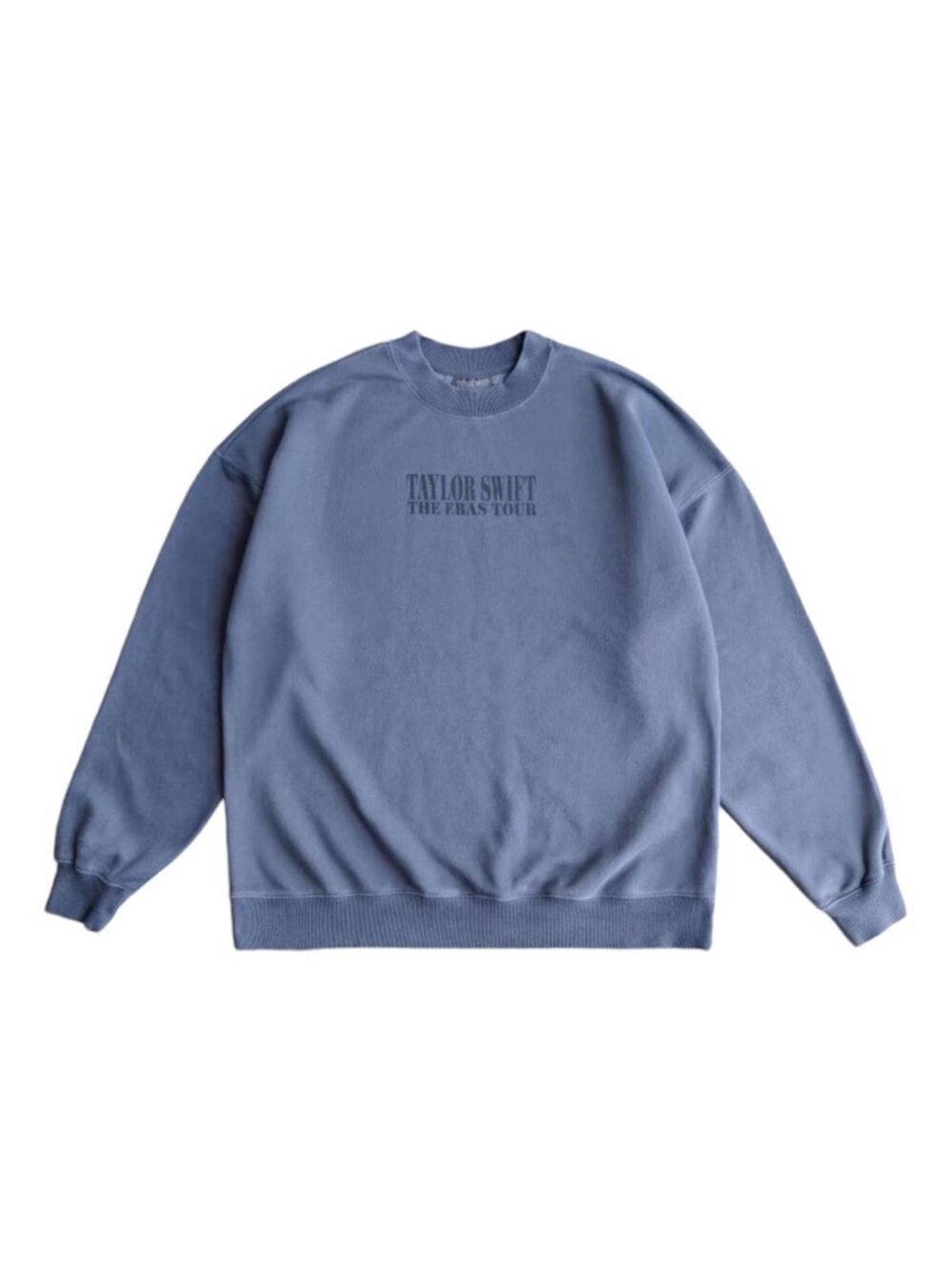 Taylor Swift | Eras Tour Official Merch Crew Neck Blue Sweatshirt | Medium
